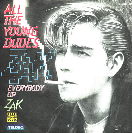 Zack Preen : All The Young Dudes / Everybody Up (7", Single, Promo)