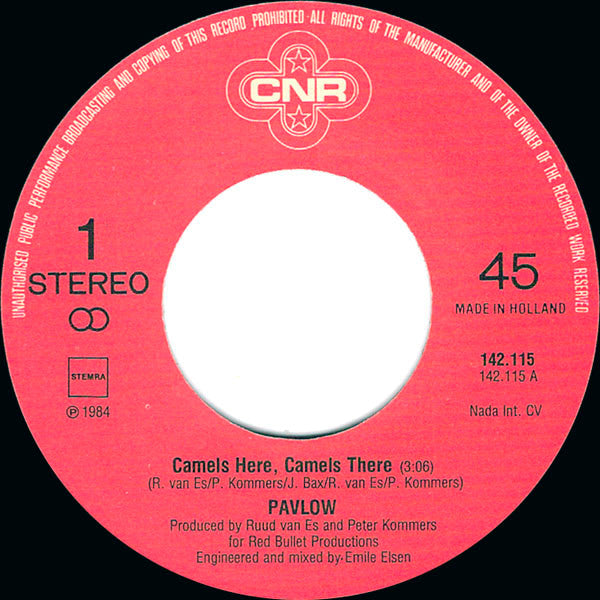 Pavlow* : Camels Here, Camels There (7", Single)