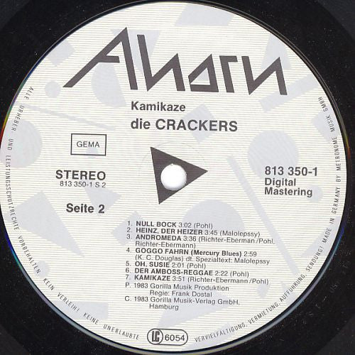 Die Crackers : Kamikaze (LP, Album)