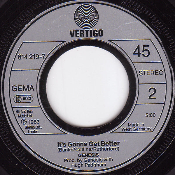 Genesis : Mama (7", Single)