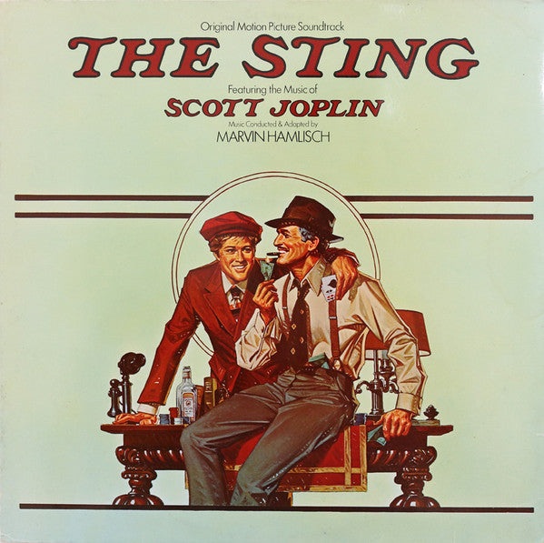 Marvin Hamlisch Featuring The Music Of Scott Joplin : The Sting (Original Motion Picture Soundtrack) (LP, RE)