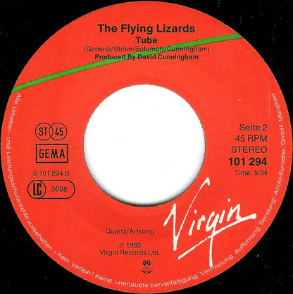 The Flying Lizards : TV (7", Single)