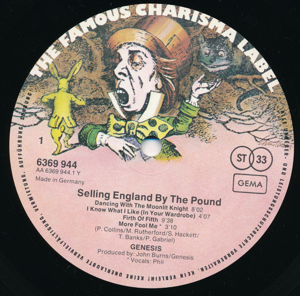 Genesis : Selling England By The Pound (LP, Album, RE, Gat)