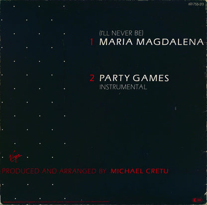 Sandra : (I'll Never Be) Maria Magdalena (12", Maxi)