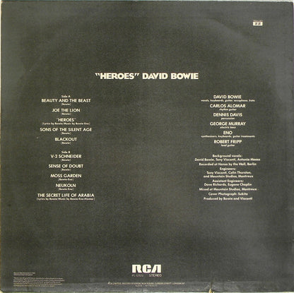 David Bowie : "Heroes" (LP, Album)