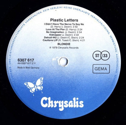 Blondie : Plastic Letters (LP, Album)