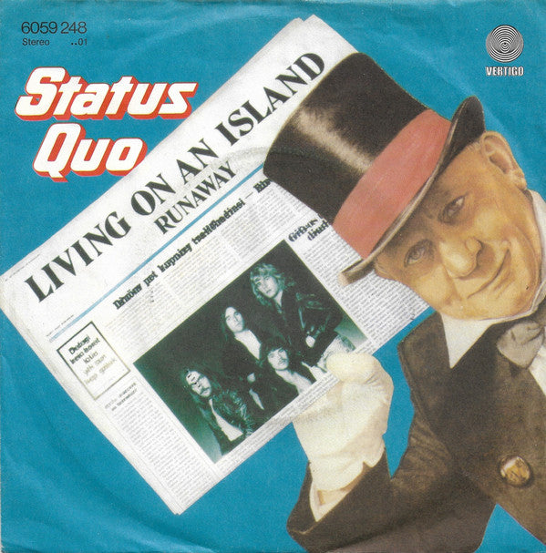 Status Quo : Living On An Island (7", Single)