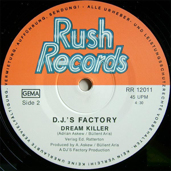 DJ's Factory : A View To A Kill (12", Single)