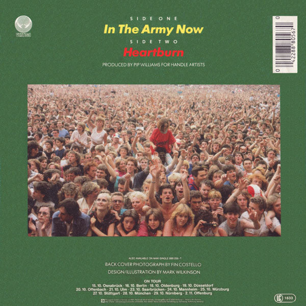 Status Quo : In The Army Now (7", Single)