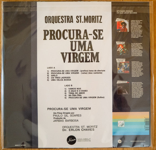 Orquestra St. Moritz, Erlon Chaves : Procura-se Uma Virgem (LP, Album, Ltd, Num, RE)