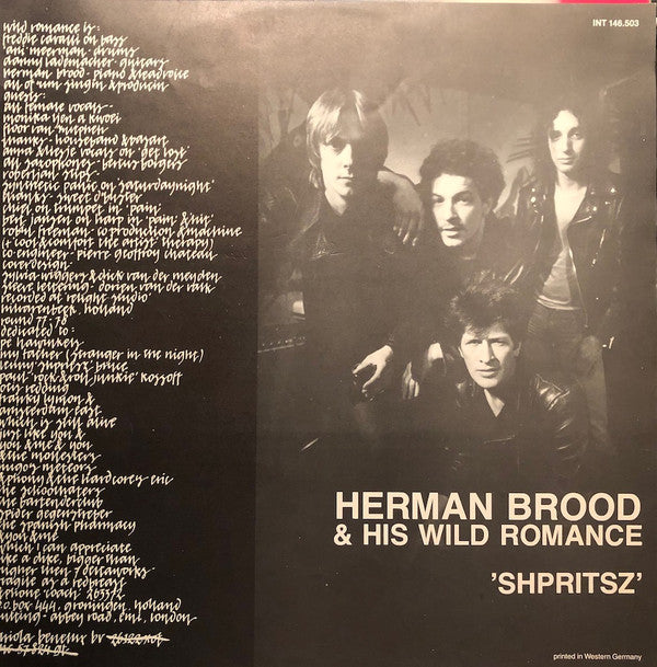 Herman Brood & His Wild Romance : Shpritsz (LP, Album)