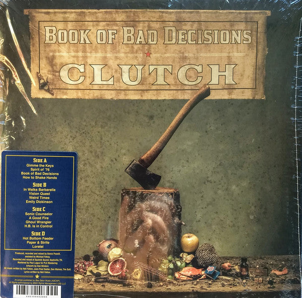 Clutch (3) : Book Of Bad Decisions (2xLP, Album)