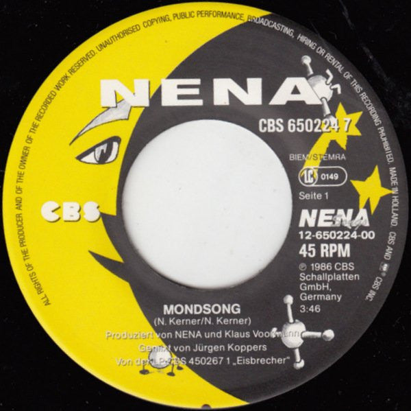 Nena : Mondsong (7", Single)