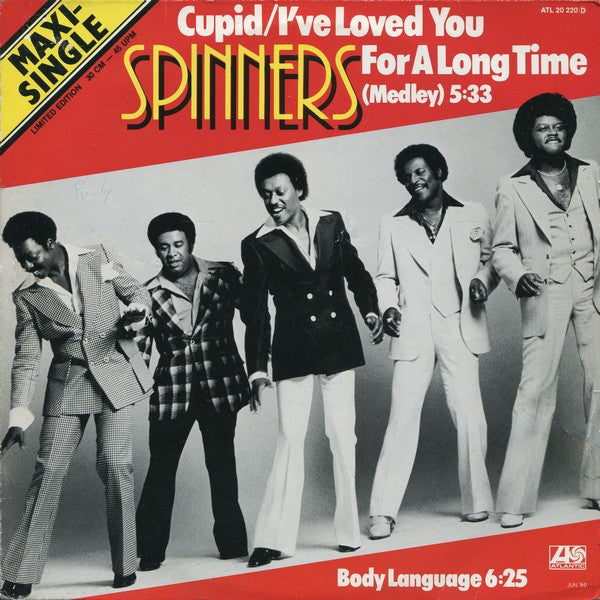 Spinners : Cupid / I've Loved You For A Long Time (Medley)  (12", Maxi)