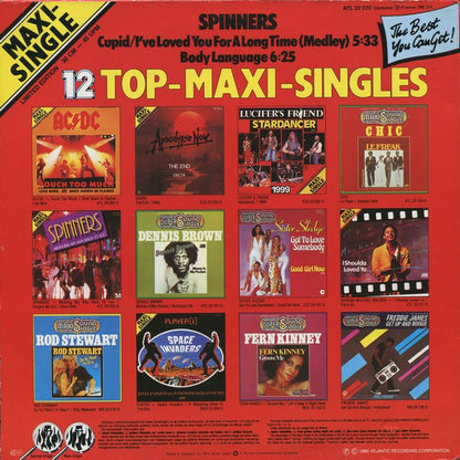 Spinners : Cupid / I've Loved You For A Long Time (Medley)  (12", Maxi)