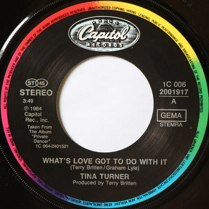 Tina Turner : What's Love Got To Do With It (7", Single)