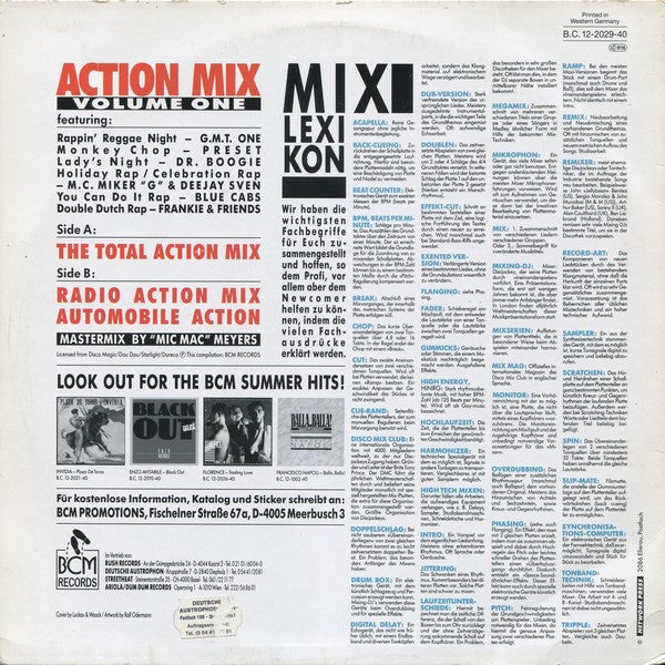 Various : Action Mix Volume One (12", P/Mixed)