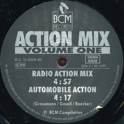 Various : Action Mix Volume One (12", P/Mixed)