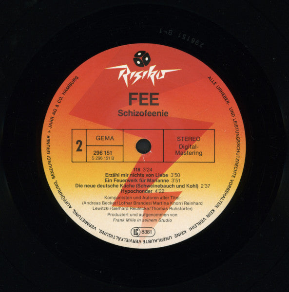 FEE : SchizoFEEnie (LP, Album)