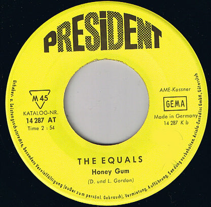 The Equals : Michael And The Slipper Tree / Honey Gum (7", Single, Mono)