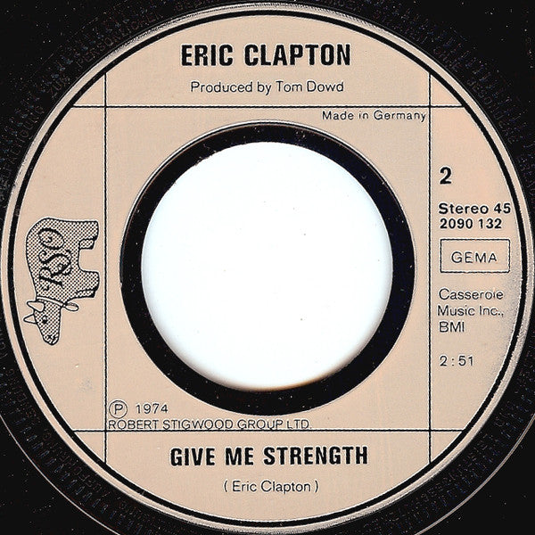 Eric Clapton : I Shot The Sheriff (7", Single)