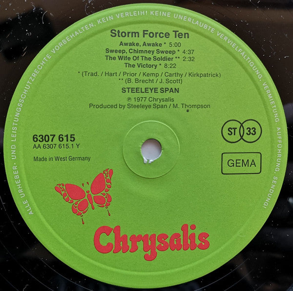 Steeleye Span : Storm Force Ten (LP, Album)