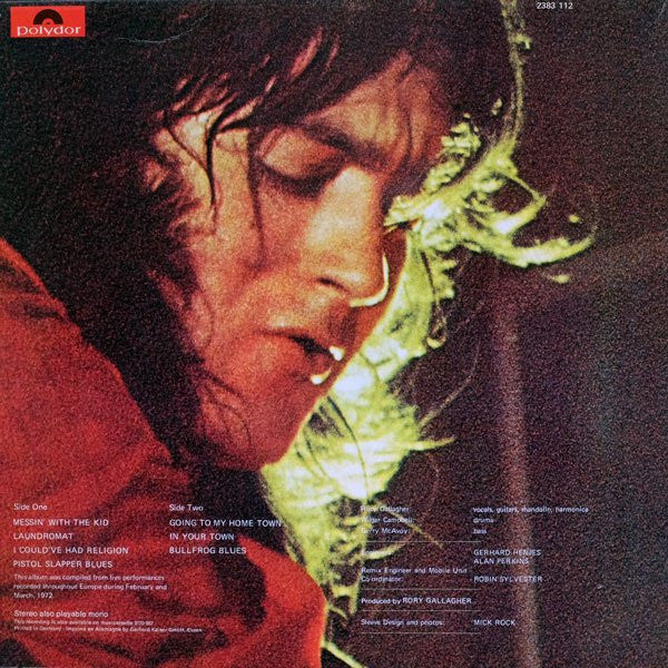 Rory Gallagher : Live! In Europe (LP, Album)