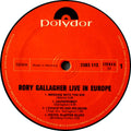 Rory Gallagher : Live! In Europe (LP, Album)