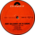 Rory Gallagher : Live! In Europe (LP, Album)