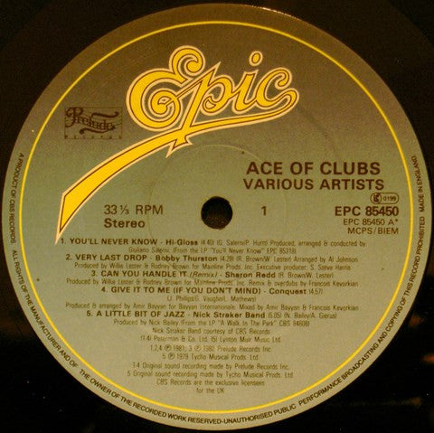 Various : Ace Of Clubs (LP, Mixed)