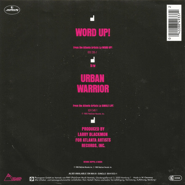 Cameo : Word Up! (7", Single)