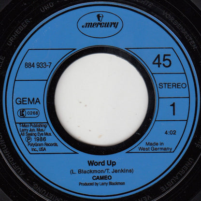 Cameo : Word Up! (7", Single)