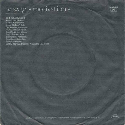 Visage : The Damned Don't Cry (7", Single)