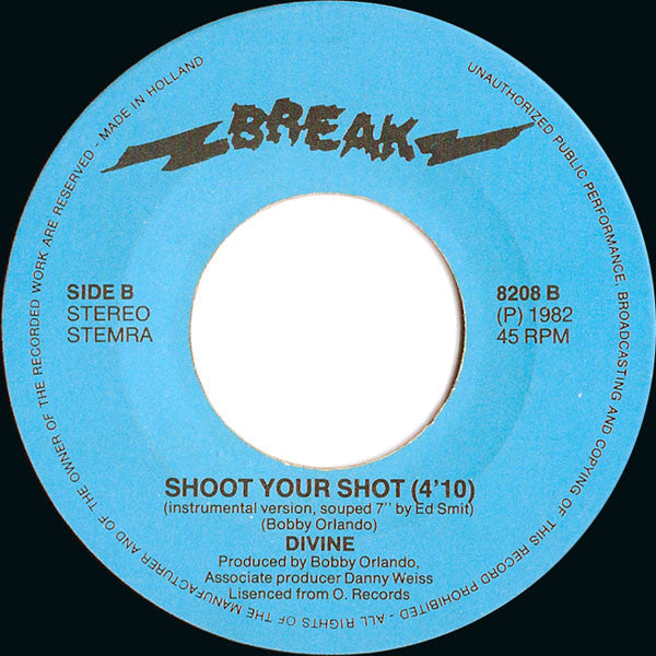 Divine : Shoot Your Shot (7", Single)