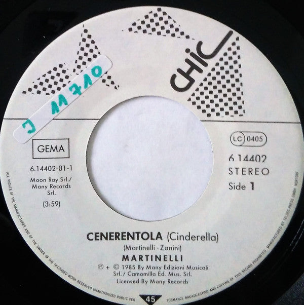 Martinelli : Cenerentola (7", Single, Promo)