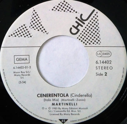 Martinelli : Cenerentola (7", Single, Promo)