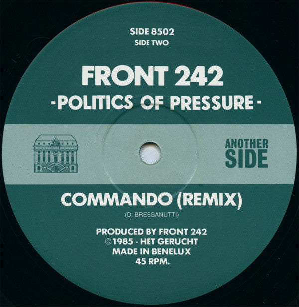 Front 242 : Politics Of Pressure (12")