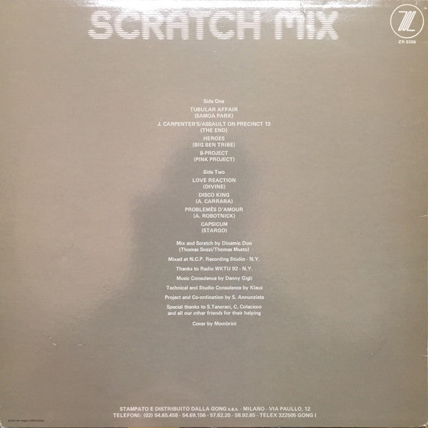 Various : Scratch Mix (LP, Comp, Mixed)