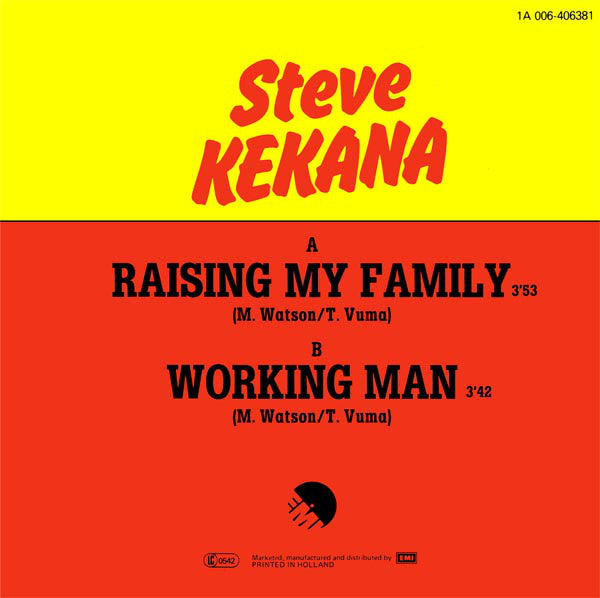 Steve Kekana : Raising My Family (7", Single)