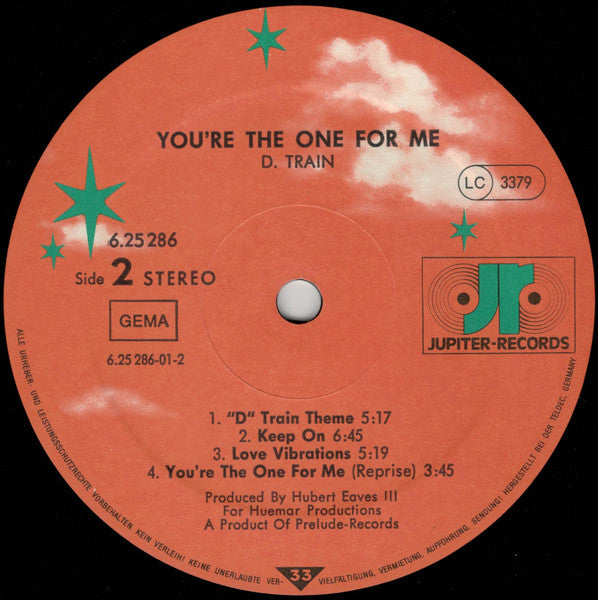 D-Train : You're The One For Me (LP, Album)