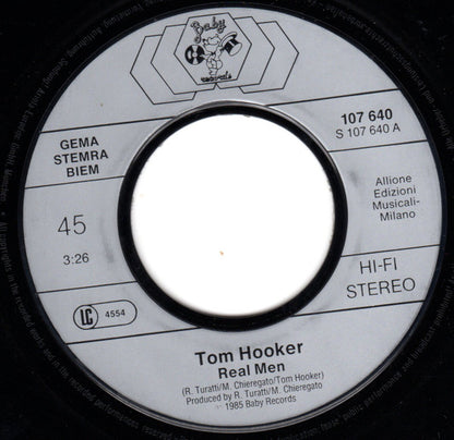 Tom Hooker : Real Men (7")