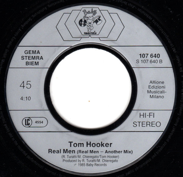 Tom Hooker : Real Men (7")