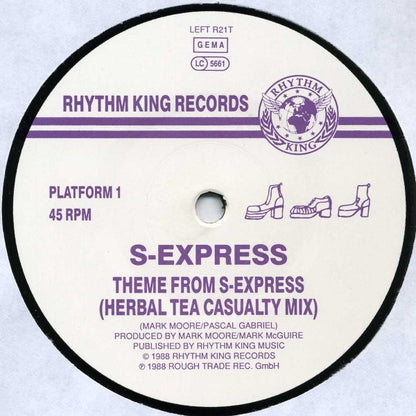 S-Express* : Theme From S-Express (Herbal Tea Casualty Mix) (12")