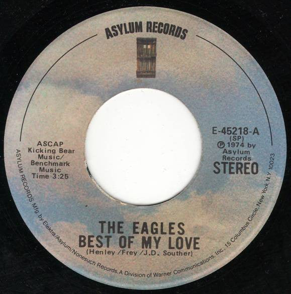 The Eagles* : Best Of My Love (7", Single, SP )