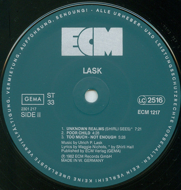 Lask* : Lask (LP, Album)