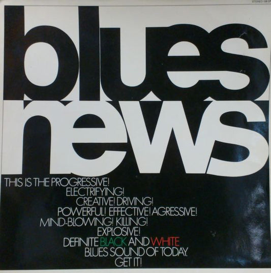 Various : Blues News (LP, Comp, Whi)