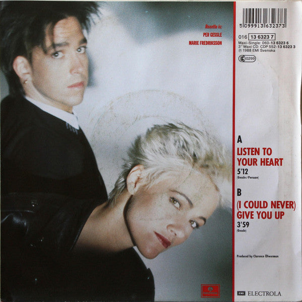 Roxette : Listen To Your Heart (7", Single)