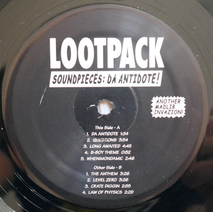 Lootpack : Soundpieces: Da Antidote (3xLP, Album, RE)