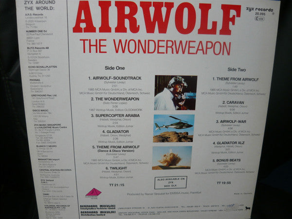 Various : Airwolf - The Wonderweapon (LP, Red)