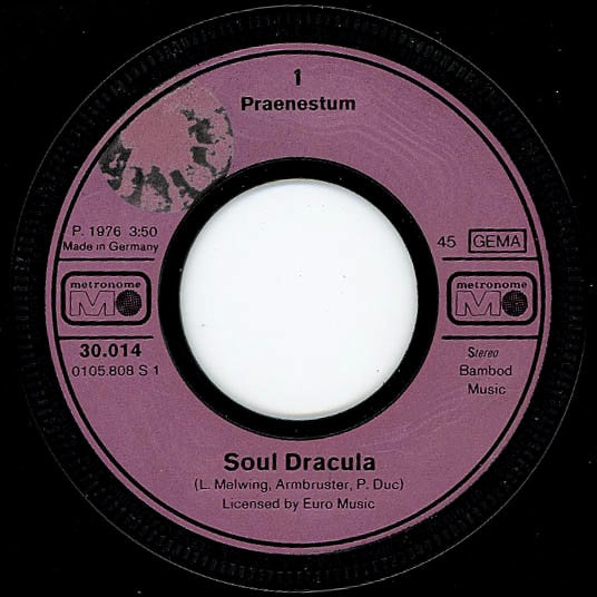 Praenestum* : Soul Dracula (7")